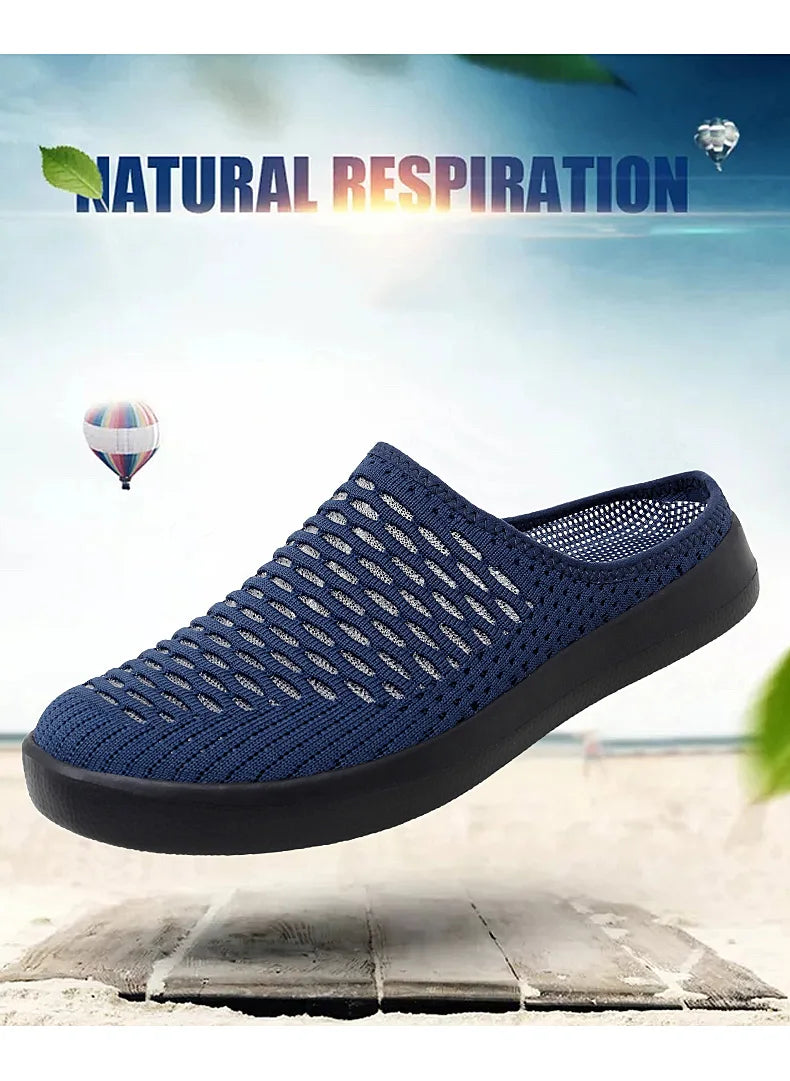 Women Slippers Sandals 2021 Summer Beach Slippers Women Breathable Mesh Flat Shoes Women Flip Flops Zapatos Mujer Home Slippers