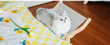 Mewoofun Sturdy Cat Window Perch Wooden Assembly Hanging Bed Cotton Canvas Easy Washable Multi-Ply Plywood Hot Selling Hammock