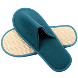 1Pairs Disposable Slippers Hotel Travel Slipper Sanitary Party Home Guest Use Men Women Unisex Closed Toe Shoes Salon Homestay