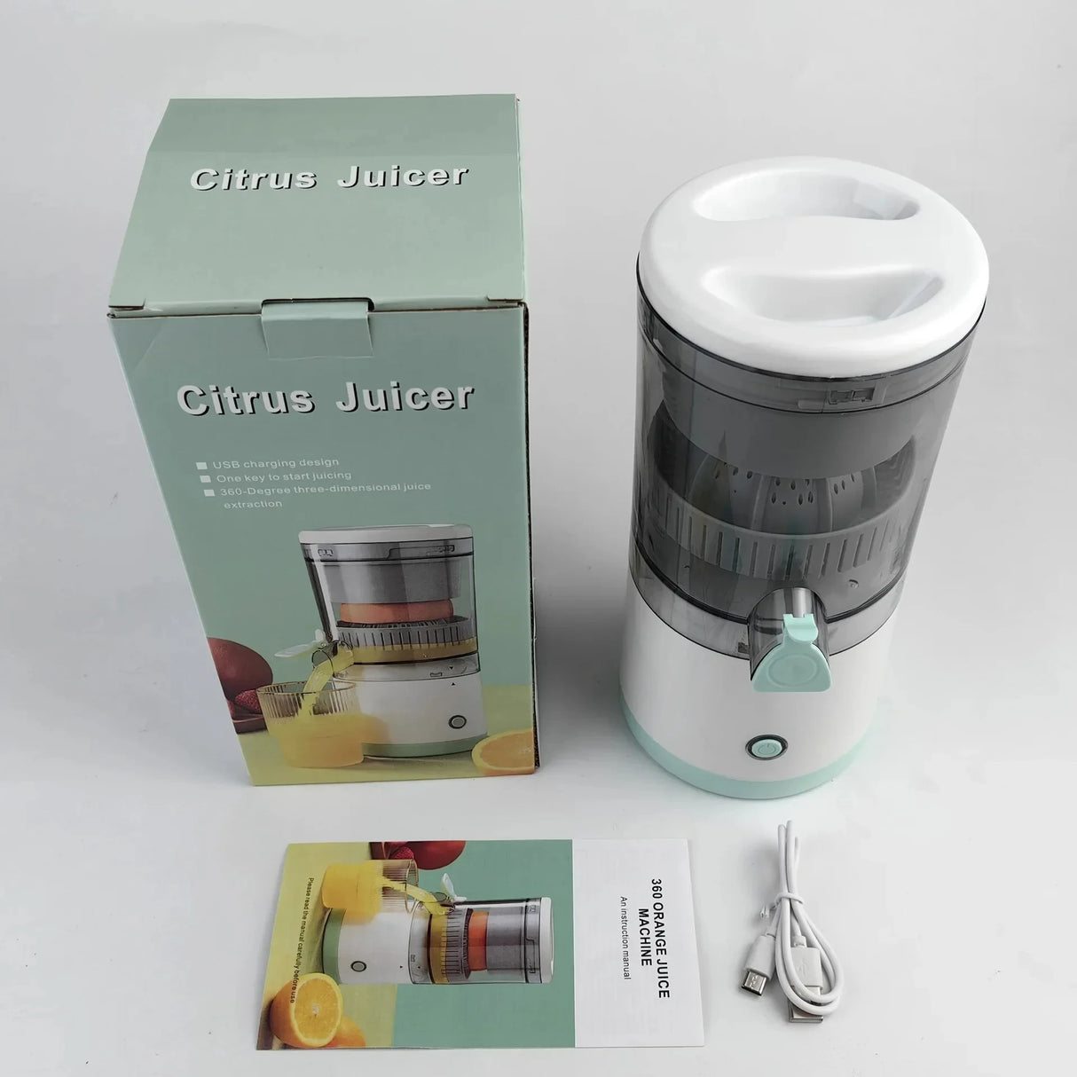 Orange Juicer Lemon Blender USB Charging Kitchen Automatic Fresh Squeezer Multifunctional Portable Electric Juicer Kitchen Tools