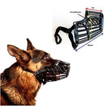 Pet Dog Breathable Mouth Cover Adjustable Muzzle Basket Anti-Biting Anti-Barking Muzzle