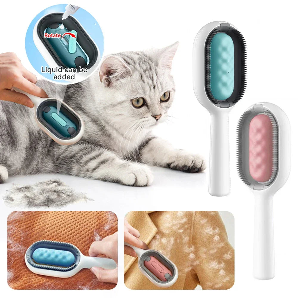 Pet Grooming Brush Cleaning Massage Remover Comb For Cat Dog General Supplies with Water Tank Pets Products Accessorie