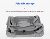 Travel Bag for Dog Cat Softl Pet Carriers Portable Breathable Foldable Bag Pets Transport Handbag with Locking Safety Zippers