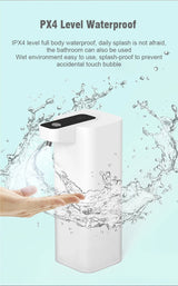 Automatic Liquid Soap Dispenser Touchless Infrared Sensor Hand Free Soap Hand Sensor Dispenser Smart Foam Machine USB Charging