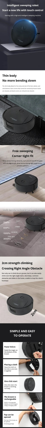 Smart Sweeping Robot Household Mini Intelligent Sweeping Robot Sweeping Dragging Suction All in One Machine