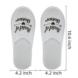 Bride Shower Bride Wedding Decoration Bridesmaid Hen Party Spa Soft Slippers Ladies Bachelorette Party Supplies Gift