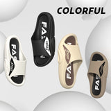 Fashion Men's Sandal Slippers Summer Sneaker Slippers Men Thick Bottom Platform Slides Soft PVC Slippers Casual Beach Shoes