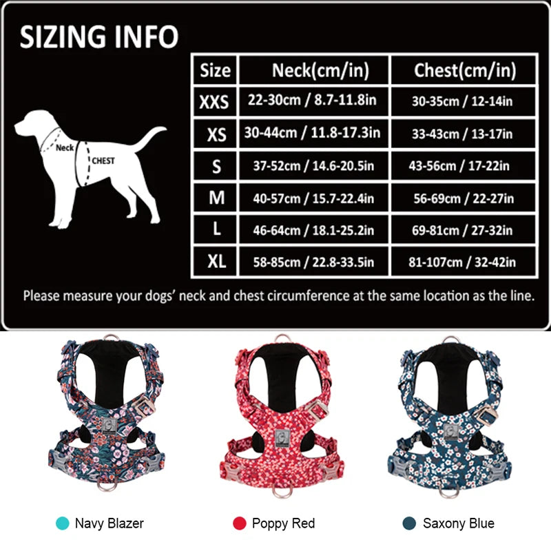 Truelove-cotton Pet Harness,Comfort Dog Harness, TLH6283