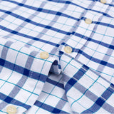 100% Pure Cotton Oxford Shirts for Men Long Sleeve  Plaid Shirt Striped Male BusinessTartan  Red Shirt Mans Designer Clothes