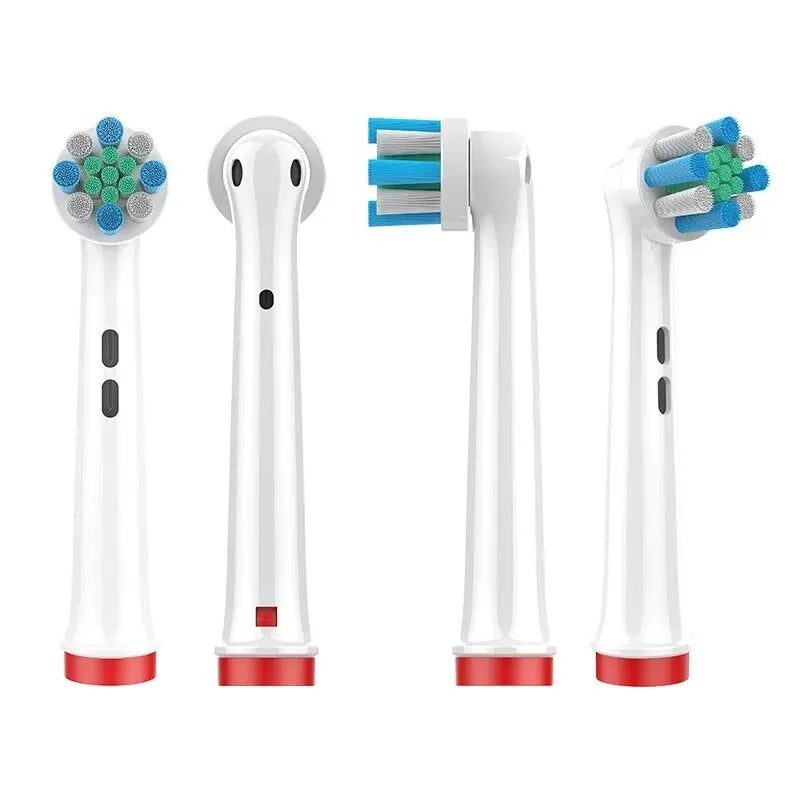 4PCS Dupont Bristle Electric Toothbrush Heads Whiten Teeth/Daily Clean/Precison Cleaning/Soft Care Teeth Function For Oral B