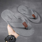 Jumpmore Shoes Men Flip Flops Fashion Mens Sandals Outdoor Soft Summer Slippers Size 39-45