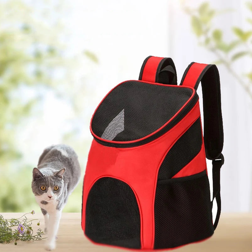 New pet backpack supplies Pet travel out carrying bag foldable cat dog breathable backpack pet supplies