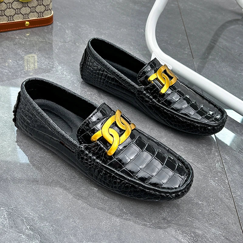 YRZL Loafers Shoes Men Loafers Shoes 2024 Summer Fashion Shoes Men High Quality PU Leather Man Classic Comfy Casual Men Loafers