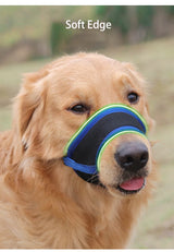 Dog Muzzle Puppy and Large Dog Anti Barking Adjustable Anti-biting Mesh Breathable Soft Pet Mouth Muzzles Straps Doggie Supplies