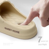 Men Slippers Summer Fashion Versatile Casual Home Slippers Couple Thick Sole Comfortable Non Slip Bathroom Slippers