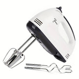 saengQ Handheld electric egg beater, household automatic mixer, egg white and cream beater, mini 7-speed white