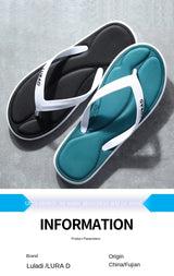 3D Memory Sponge PU Massage Men's Flip Flops Summer Antiskid Outdoor Sandal Clip Casual Beach House Rubber Soft Women Slippers