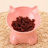 Tall Cat Bowl Dog Bowl Anti-dumping 45°Neck Guard Cat Water Bowl Binaural Pet Feeding Cup Pet Feeding Bowls Pet Feeder