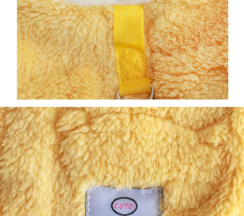 Soft Fleece Dog Clothes Winter Warm Puppy Kitten Pullover Pet Clothes for Small Dogs Chihuahua Bulldog Apparel Sweater for Dogs