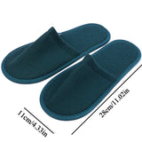 1Pairs Disposable Slippers Hotel Travel Slipper Sanitary Party Home Guest Use Men Women Unisex Closed Toe Shoes Salon Homestay