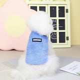 Soft Coral Fleece Pet Clothes Warm Dog Vest Coat Cute Puppy Sweater Cat Apparel For Chihuahua Yorkie Terrier Shih Tzu Pet Outfit