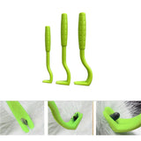 3pcs Flea Remover Hook Tick Remover Tweezer Tick Pull Pet Cat Dog Accessaries Tick Clamp Pet Mites Flea Extractor Dog Accessarie