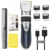 Professional Hair Clipper Electric Barber Hair Trimmers For Men Adults Kids Cordless Rechargeable Hair Cutter Machine Hair Trim