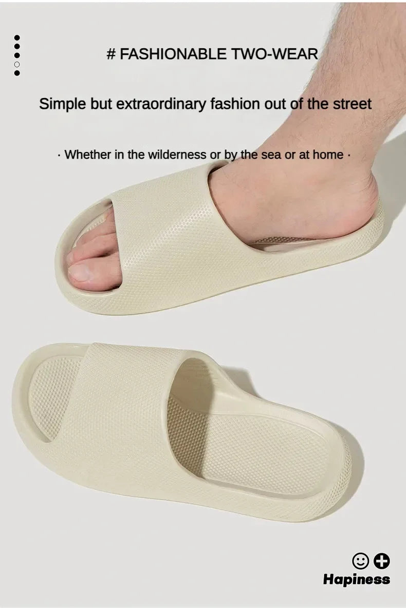 New Home Soft Sole EVA Men's Slippers Women's Anti-Slip Bathroom Slipper Summer Casual Indoor Slippers for Men Sandal Flip-Flops