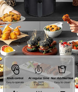 Best-selling Air Fryer Machine Intelligent Large-capacity Household Electromechanical Oven Air Fryer Can Cook All Kinds of Food