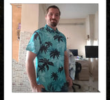 2025 Summer Animal Crane Men Hawaiian Shirt 3d Plant Shirt For Men Flower Print Plus Size Hawaiian Shirts Beach Flower Shirt 5xl