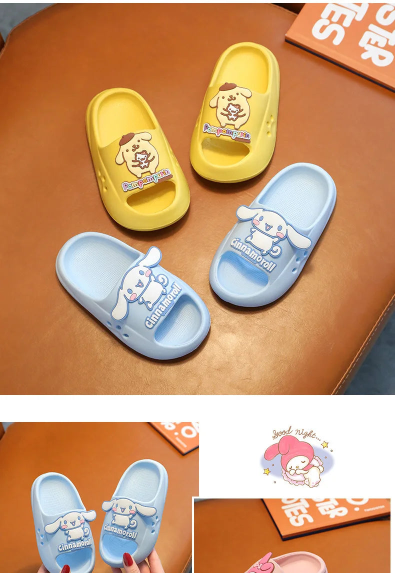 Boys and Girls Indoor Children's Slippers Anti-slip and Wear-resistant EVA Sandals