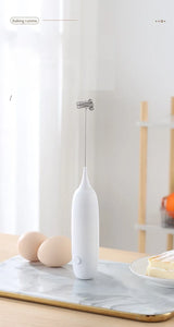 1PC Battery Model Handheld Egg Beater Froth Mixer Kitchen Automatic Coffee Milk Foaming Mixer Kitchen Whisk Tools