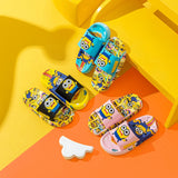 Genuine Minions children's slippers, indoor non-slip cartoon light soft soled slippers for boys and girls