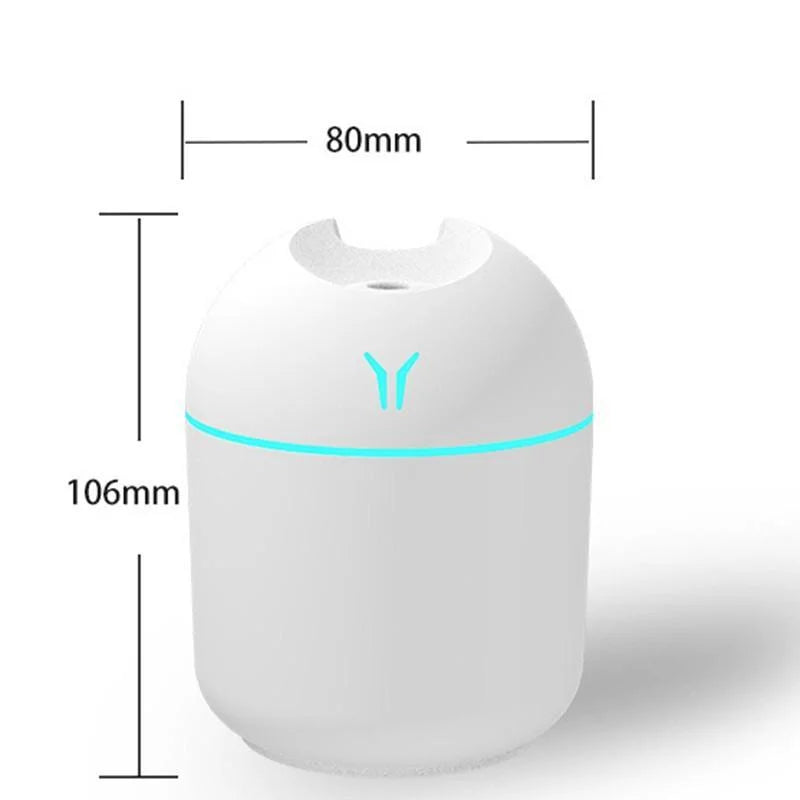 250ML Humidifier Mini Aromatherapy Humidifiers Diffusers For Home Romantic Light USB Essential Oil Diffuser Car Purifier Air