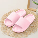 2024 Fashion Men Women Slippers Homewear Anti Slip Wear Resistant EVA Thick Sole Comfortable Indoor Slippers Bathroom Flip Flops