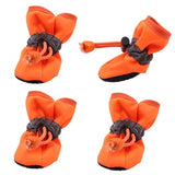 4pcs Waterproof Pet Dog Shoes Anti-slip Rain Snow Boot Thick Warm For  Small Cats Dogs Puppy Dog Socks Booties