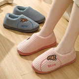 Winter Cotton Slippers for WOMEN'S Home Wear, Extra Thick and Warm, Simple and Cute Couple Winter Cotton Shoes A283