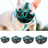 Mouth Mesh Durable Harmless Buckle Design Anti-Bite Pet Mouth Cover for Flat Face Dog Muzzle Pet Muzzle