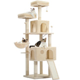 Domestic Delivery Big Cat Tree Tower Condo Furniture Scratch Post Cat Jumping Toy with Ladder for Kittens Pet House Play