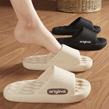 Cloud Slippers For Men Flip Flops Beach Sandals Bathroom Non-Slip Slides Simplicity Letters Women Slippers Indoor Home Shoe Male