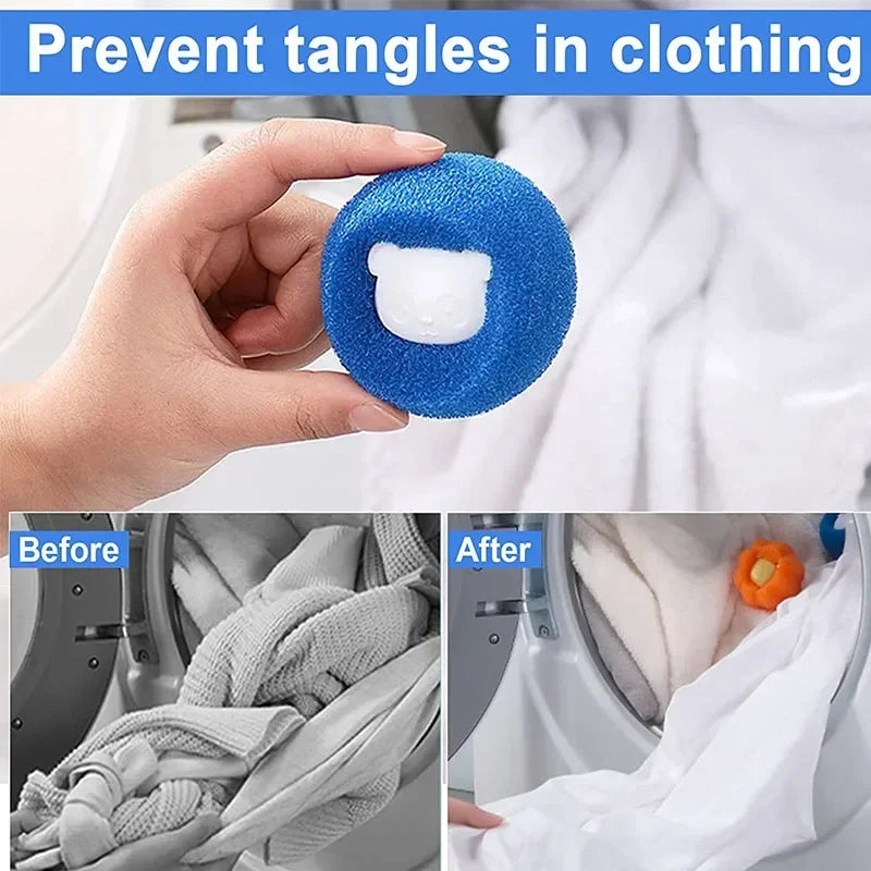 Pet Hair Remover Reusable Ball Laundry Washing Machine Filter Wool Sticker Cat Hair Remover Pet Fur Lint Catcher Home