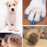 20pcs Silicone Soft Cat Nail Cap Cat Paw Claw Pet Nail Protector Cat Nail Cover Pet Nail Protector Kitten Cat Pet Products