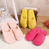 Soft House Slippers for Man Flock Autumn Winter Plush Indoor Male Shoes Warm Home Slippers 2023 Non Slip Men's slipper