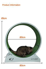 Cat Toys Silent Treadmill Wear-Resistant 0 Formaldehyde Cat Fitness Treadmill Wheels Sustainable Cat Play Cat Accessories