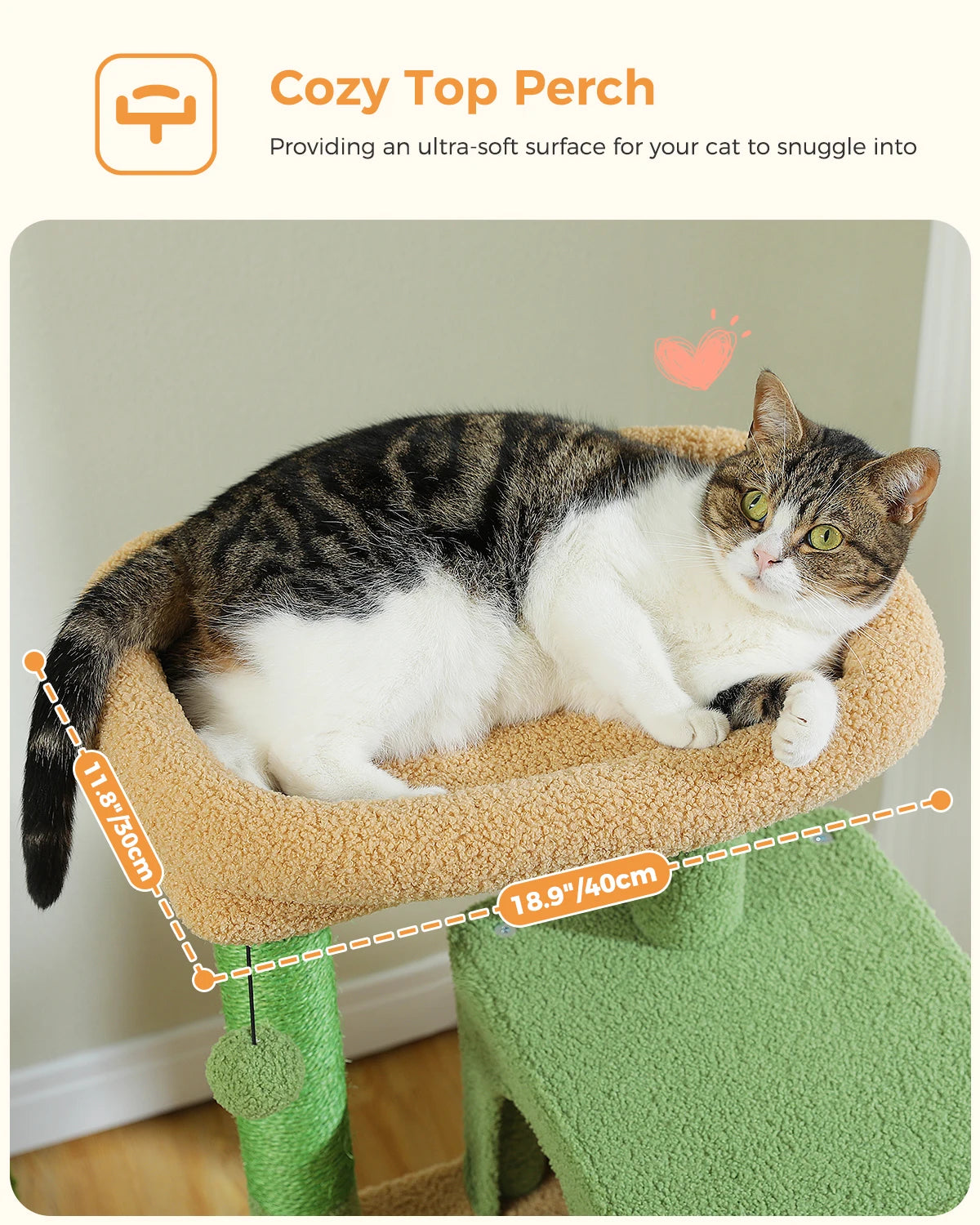 Multi-Level Cat Tree with Scratching Post Luxury Cat Tower with Condo House Cat Scratcher for Indoor Cat Accessories Pet Cat Toy