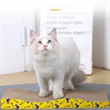 Cat Toys Pet Cat Scratching Board Corrugated Cardboard Pad Grinding Nails Interactive Protecting Furniture Cats Scratcher Toy