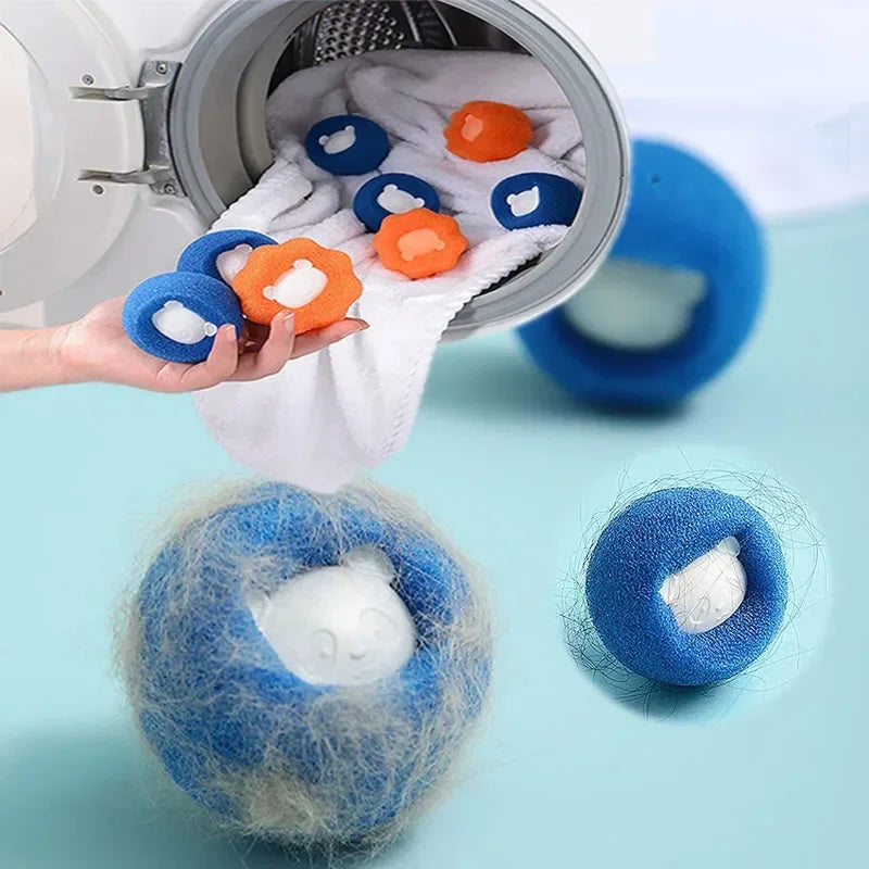 Pet Hair Remover Reusable Ball Laundry Washing Machine Filter Wool Sticker Cat Hair Remover Pet Fur Lint Catcher Home