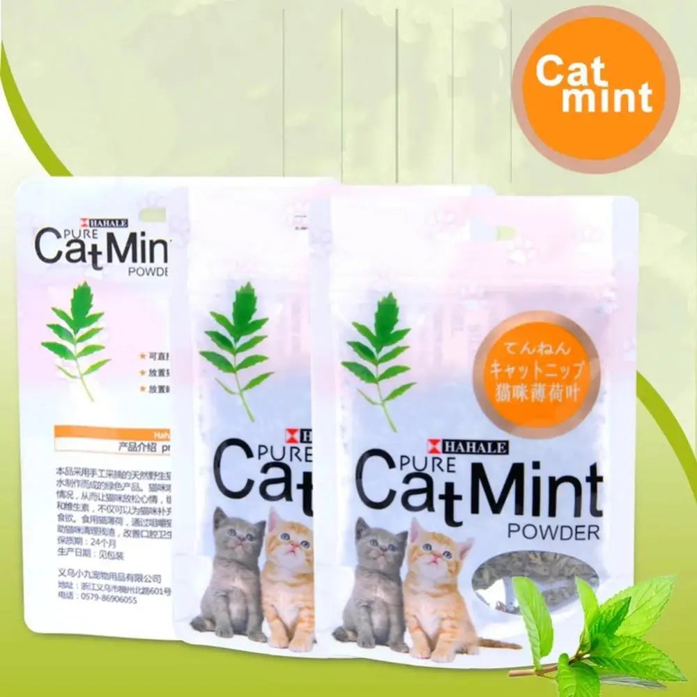 Catnip 5g/Pack Cat Mint Powder Natural Pet Kitten Mouth Cleaning Flavor Treats