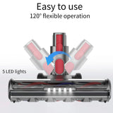 Direct Drive Cleaning Head Compatible with Dyson V7 V8 V10 V11 V15 Vacuum Cleaner For Short Pile Carpets and Hard Floors