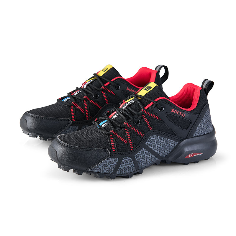 2024 New Men's Outdoor Mountaineering Shoes Cycling Shoes Outdoor Breathable Anti slip Off road Shoes